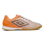 Chuteira Futsal Umbro Gravity - Adulto CINZA/LARANJA