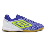 Chuteira Futsal Umbro Gravity - Adulto Azul/Verde