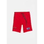 Bermuda Nba Moletom Logo Pimenta - Infantil VERMELHO