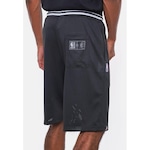 Bermuda Nba Sintética Mesh Los Angeles Lakers Preta - Nba - Masculino PRETO