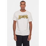 Camiseta Nba Sneakers Los Angeles Lakers - Masculina Off White