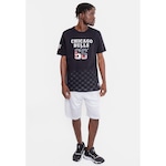 Camiseta Nba Sneakers Chicago Bulls - Masculina PRETO