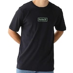 Camiseta Hurley Silk Box Relevo - Masculina PRETO