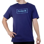 Camiseta Hurley Silk Box Relevo - Masculina AZUL