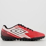 Chuteira Society Umbro Fire - Adulto VERMELHO