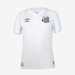 Camisa do Santos 1 2024 Umbro Of. Torcedor - Masculina BRANCO