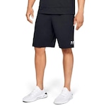 Bermuda Under Armour Sportstyle Cotton - Masculina PRETO/BRANCO