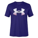 Camiseta Under Armour Big Logo 2.0 Ss Lam - Masculina AZUL