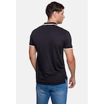 Camisa Polo Ecko Piquet - Masculina PRETO