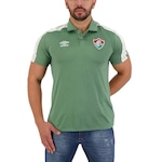 Camisa Polo do Fluminense 2022 Umbro Viagem - Masculina VERDE