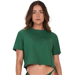 Cropped Alto Giro Self Love - Feminino VERDE