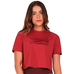 Cropped Alto Giro Self Love - Feminino VINHO