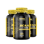 Kit 3X Bcaa 2400 60 Cáps - Pretorian Nao Se Aplica