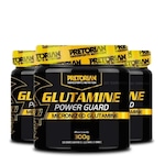 Kit 3X Glutamina Power Guard 300G - Pretorian Nao Se Aplica