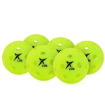 Bola de Pickleball Drop Shot Indoor Pack com 06 Unidades AMARELO