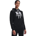 Blusão de Moletom com Capuz Under Armour Rival Fleece Logo - Feminino PRETO