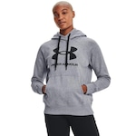 Blusão de Moletom com Capuz Under Armour Rival Fleece Logo - Feminino CINZA