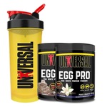 Kit 2X Egg Pro 454G + Coqueteleira 600Ml - Universal Chocolate + Baunilha