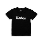 Camiseta Wilson - Infantil PRETO