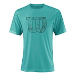 Camiseta Wilson Clay - Infantil AZUL CLA/AZUL