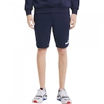 Bermuda de Moletom Puma Básica - Masculina AZUL ESCURO