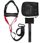 Fita de Resistência e Treinamento Suspenso Trx Gold Sports Powrer Adulto - 150 Kgs VERMELHO