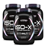 Protein Iso X 900G Xpro Nutrition - 3 Unidades Morango