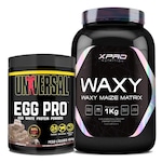 Kit Egg Pro 454G - Universal + Waxy Maize 1Kg - Xpro Nutrition Chocolate