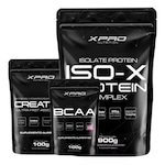 Kit Iso-X 900Gr Chocolate + Creatina 100Gr + Bcca Morango 100Gr - Xpro Nutrition Nao Se Aplica