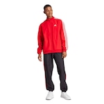 Agasalho adidas Malha 3-Stripes - Masculino VERMELHO