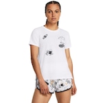 Camiseta Under Armour We Run - Feminina BRANCO