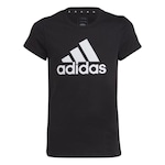 Camiseta adidas Big Logo - Infantil PRETO/BRANCO