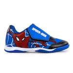 Chuteira Futsal Dray Marvel Original sem Cadarço - Infantil AZUL ESC/VERMELHO