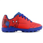 Chuteira Society Dray Marvel Original - Infantil VERMELHO/AZUL