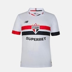 Camisa do São Paulo Home 2024 Jogador New Balance - Masculina BRANCO