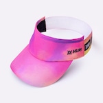 Viseira para Corrida Hupi Tie-Dye Adulto ROSA/ROXO