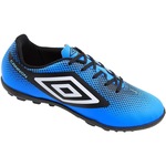 Chuteira Society Umbro Cannon Laminado - Adulto AZUL