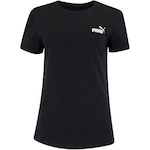 Camiseta Puma Essentials Small Logo - Feminina PRETO