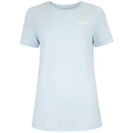 Camiseta Puma Essentials Small Logo - Feminina AZUL