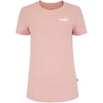 Camiseta Puma Essentials Small Logo - Feminina ROSA