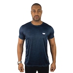 Camiseta Color Sports Dry Mescla Treino - Masculina AZUL ESCURO