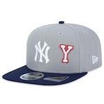 Boné Aba Reta New Era 950 New York Yankees Club House - Snapback - Adulto CINZA