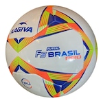 Bola de Futsal Kagiva F5 Brasil Pro BRANCO/LARANJA