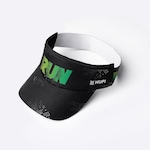 Viseira para Corrida Hupi Run Fast PRETO/VERDE