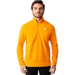 Blusão de Moletom sem Capuz The North Face Fleece Glacier Zip - Masculino AMARELO