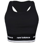 Top New Balance Nb Sport Essentials Feminino PRETO/BRANCO