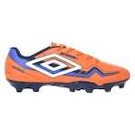 Chuteira de Campo Umbro Prisma + - Infantil LARANJA/AZUL