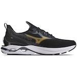 Tênis Mizuno Wave Mirai 6 - Unissex PRETO