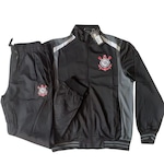 Agasalho do Corinthians Trilobal - Masculino PRETO