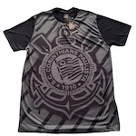 Camisa do Corinthians Spr Timao Tridimensional - Masculina PRETO